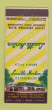 Matchbook Cover - Lucille Norton Restaurant Sherman Oaks CA 30 Stick