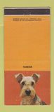 Matchbook Cover - Terrier Dog 30 Strike