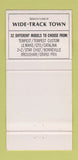 Matchbook Cover - Pontiac Buick Cadillac Sunbury PA Burgundy 30 Strike