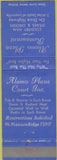 Matchbook Cover - Alamo Plaza Restaurant Louisville KY
