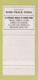Matchbook Cover - Pontiac Buick Cadillac Sunbury PA Bluemist Slate 30 Strike