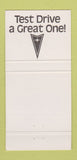 Matchbook Cover - Don Sisk Pontiac Indianapolis IN Nautilus Blue 30 Strike