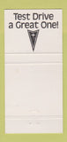 Matchbook Cover - Bin Hamoodah Pontiac Abu Dhabi Lombard Blue 30 Strike