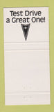 Matchbook Cover - Don Sisk Pontiac Indianapolis IN Berkshire Green 30 Strike