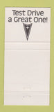 Matchbook Cover - Bin Hamoodah Pontiac Abu Dhabi Royal Lime 30 Strike