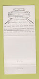 Matchbook Cover - 1960 Pontiac Caskey Homestead FL Regent Black WEAR 30 Strike