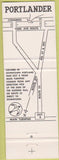 Matchbook Cover - Porlander Hotel Portland ME