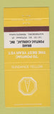 Matchbook Cover - 1978 Pontiac Cadillac Waynesboro PA Sundance Yellow 30 Strike
