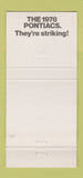 Matchbook Cover - 1978 Pontiac Cadillac Waynesboro PA Nautilus Blue 30 Strike