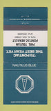 Matchbook Cover - 1978 Pontiac Phil Tolkan Renault Nautilus Blue 30 Strike