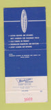 Matchbook Cover - Fredericks Furs Miami Beach FL girlie WEAR 30 Strike