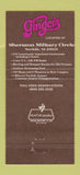 Matchbook Cover - Ginger's Restaurant Sheraton Norfolk VA Girlie 30 Strike