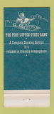 Matchbook Cover - Fort Lupton State Bank Colorado 30 Strike