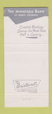 Matchbook Cover - Minnequa Bank of Pueblo Colorado 30 Strike