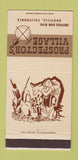 Matchbook Cover - Prospector's Village Oroville CA 30 Strike