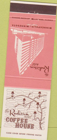 Matchbook Cover - Radisson Hotel Minneapolis MN