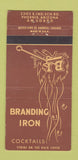 Matchbook Cover - Branding Iron Phoenix AZ 30 Strike