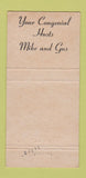 Matchbook Cover - Branding Iron Phoenix AZ 30 Strike