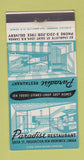 Matchbook Cover - Paradise Restaurant Fredericton NB 30 Strike