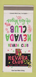 Matchbook Cover - Nevada Club Casino Las Vegas NV 30 Strike