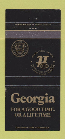 Matchbook Cover - Georgia Communicty Development Tourism Atlanta GA 30 Strike