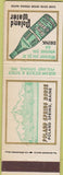 Matchbook Cover - Poland Water Poland Spring ME