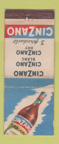 Matchbook Cover - Cinzano Liquor  French WEAR