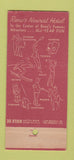 Matchbook Cover - Hotel Mapes Reno NV WEAR 30 Stick