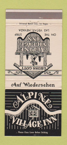 Matchbook Cover - Alpine Village Inn Las Vegas NV 30 Strike