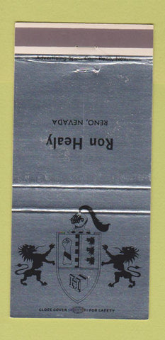 Matchbook Cover - Ron Healy Reno NV 30 Strike