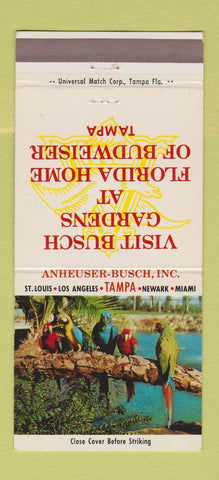 Matchbook Cover - Busch Gardens Tampa FL 30 Strike