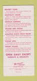 Matchbook Cover - Busch Gardens Tampa FL 30 Strike