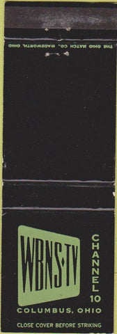 Matchbook Cover - WBNS TV Channel 10 Columbus OH