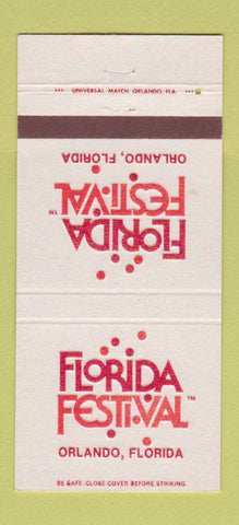 Matchbook Cover - Florida Festival Orlando FL 30 Strike
