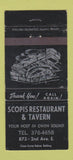 Matchbook Cover - Scopis Restaurant Tavern Owen Sound ON WEAR 30 Strike