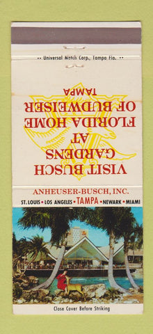 Matchbook Cover - Busch Gardens Tampa FL 30 Strike