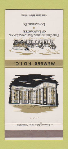 Matchbook Cover - Conestoga National Bank Lancaster PA 30 Strike