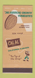 Matchbook Cover - California Almond Orchards Paso Robles CA 30 Strike