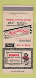 Matchbook Cover - Porky's Ranch House Waterloo Cedar Falls IA 30 Strike