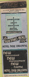 Matchbook Cover - Hotel New Orleans LA