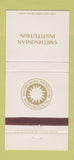 Matchbook Cover - Smithsonian Institution Washington DC 30 Strike