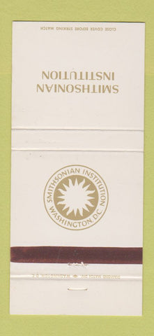 Matchbook Cover - Smithsonian Institution Washington DC 30 Strike