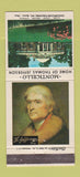 Matchbook Cover - Monticello Home of Thomas Jefferson VA 30 Strike
