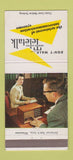 Matchbook Cover - Webster Electric Teletalk Racine WI 30 Strike