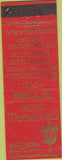 Matchbook Cover - Hotel Occidental Santa Rosa CA