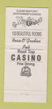 Matchbook Cover - Royal Towers Hotel Casino New Westminster BC 30 Strike