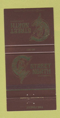 Matchbook Cover - Street North Sacramento CA girlie 30 Strike