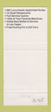 Matchbook Cover - Rio Hotel Casino Las Vegas NV girlie 30 Strike