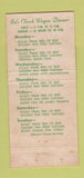 Matchbook Cover - Ed's Chuck Wagon Belmont Los Altos CA 30 Strike