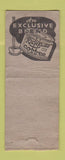 Matchbook Cover - Jesse's Standard oil gas Gothenburg NE pinup WORN BOBTAIL